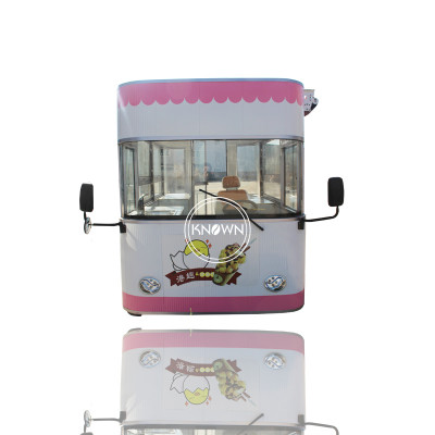 2023 عربة طعام متنقلة كهربائية شارع مطبخ الإفطار و...