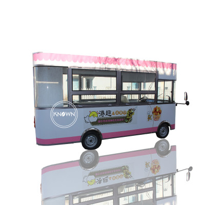 2023 عربة طعام متنقلة كهربائية شارع مطبخ الإفطار و...