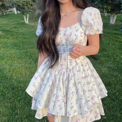 فساتين على طراز Preppy للنساء ، أزياء الفتيات الجم...