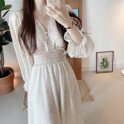 جديد 2021 S-XL زهرة طباعة فستان صيفي مساء فساتين ط...