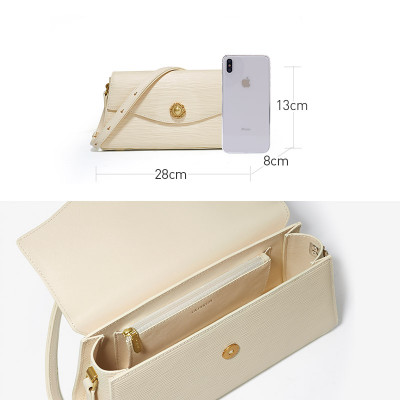 حقيبة كتف كلاسيكية للسيدات ، حقيبة يد بسيطة ، تحت...