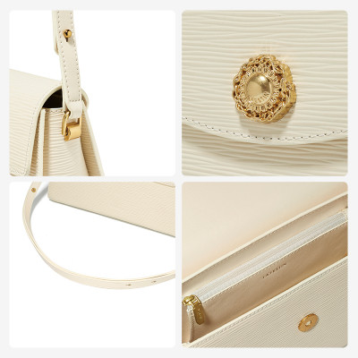 حقيبة كتف كلاسيكية للسيدات ، حقيبة يد بسيطة ، تحت...