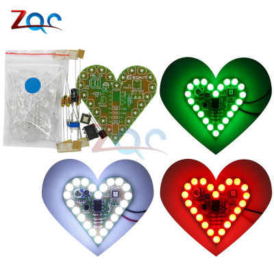 مجموعة مصابيح LED على شكل قلب ، تيار مستمر 4 فولت-...