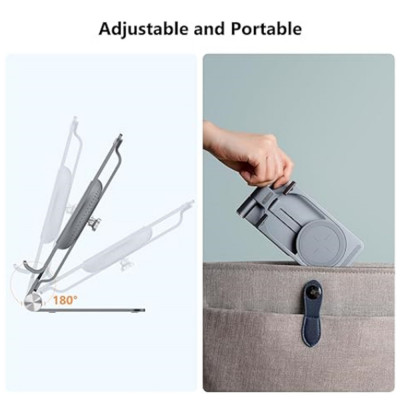 Nillkin-حامل هاتف لاسلكي ، حامل قابل للتعديل ، شاح...