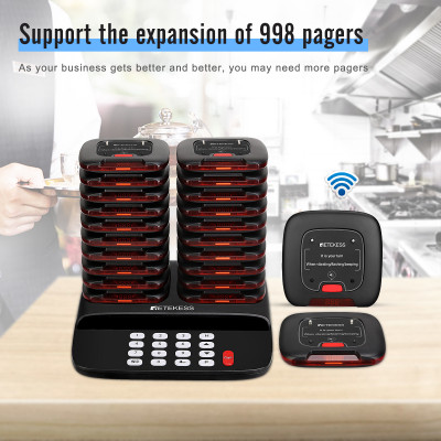 Retekess TD183 مطعم بيجر 20 كوستر الجرس اللاسلكية...