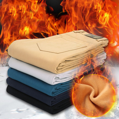 2023 شتاء جديد الرجال الدافئة Pants غير رسمية النم...
