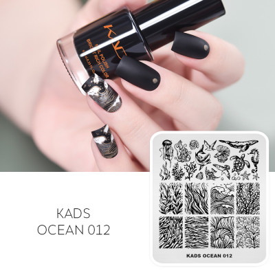 العالم تحت الماء مسمار ختم لوحة الأعشاب البحرية قن...