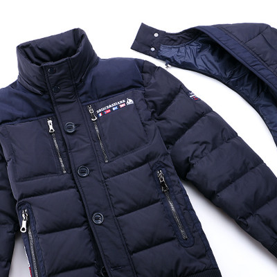 جديد الرجال أسفل سترة ريشة 70 رمادي بطة ريشة العلا...