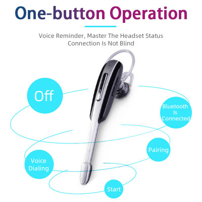 Kebidu بلوتوث سماعة لاسلكية سماعة يدوي سماعة أذن م...