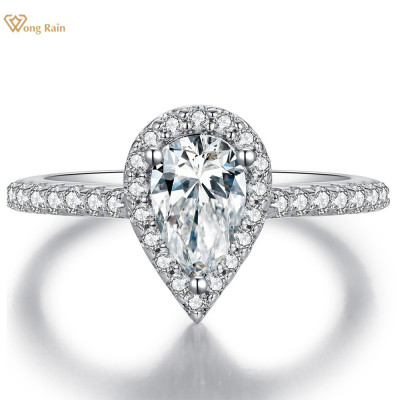 خاتم الخطوبة وونغ راين كلاسيك 100 925 من الفضة الإ...