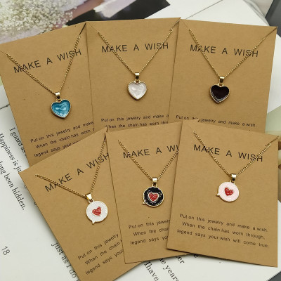 A nice necklace in multiple colors in the shape of...