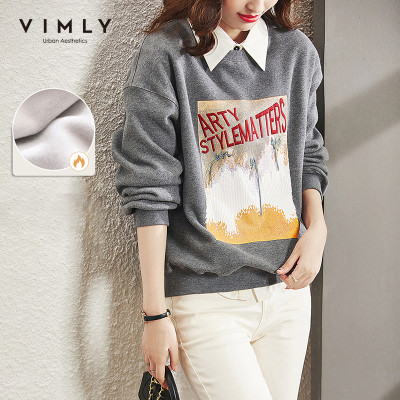 كنزة فضفاضة شتوية 2021 ماركة فيلي للنساء مزينة بأه...