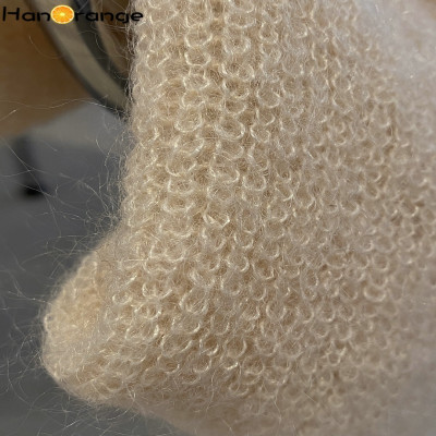 HanOrange 2024 ربيع المرأة رداء علوي من الصوف كسول...