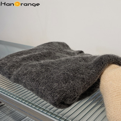 HanOrange 2024 ربيع المرأة رداء علوي من الصوف كسول...