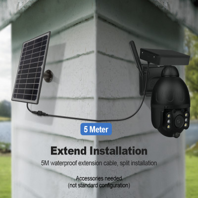 INQMEGA في الهواء الطلق كاميرا تعمل بالطاقة الشمسي...