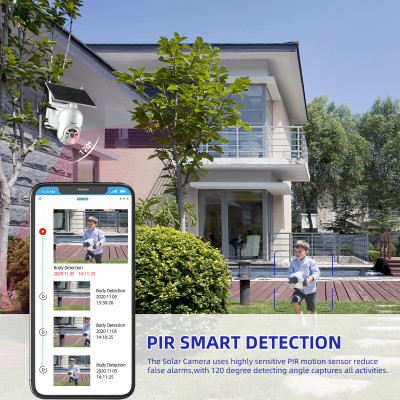 في الهواء الطلق HD 3MP 5MP 4G بطاقة SIM/واي فاي لو...