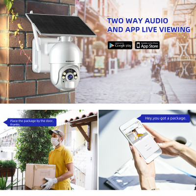 في الهواء الطلق HD 3MP 5MP 4G بطاقة SIM/واي فاي لو...