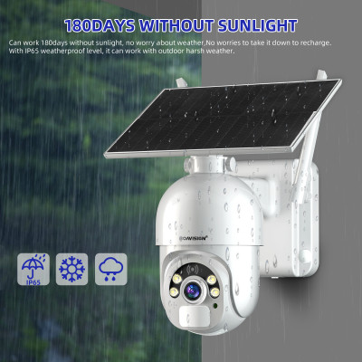 في الهواء الطلق HD 3MP 5MP 4G بطاقة SIM/واي فاي لو...