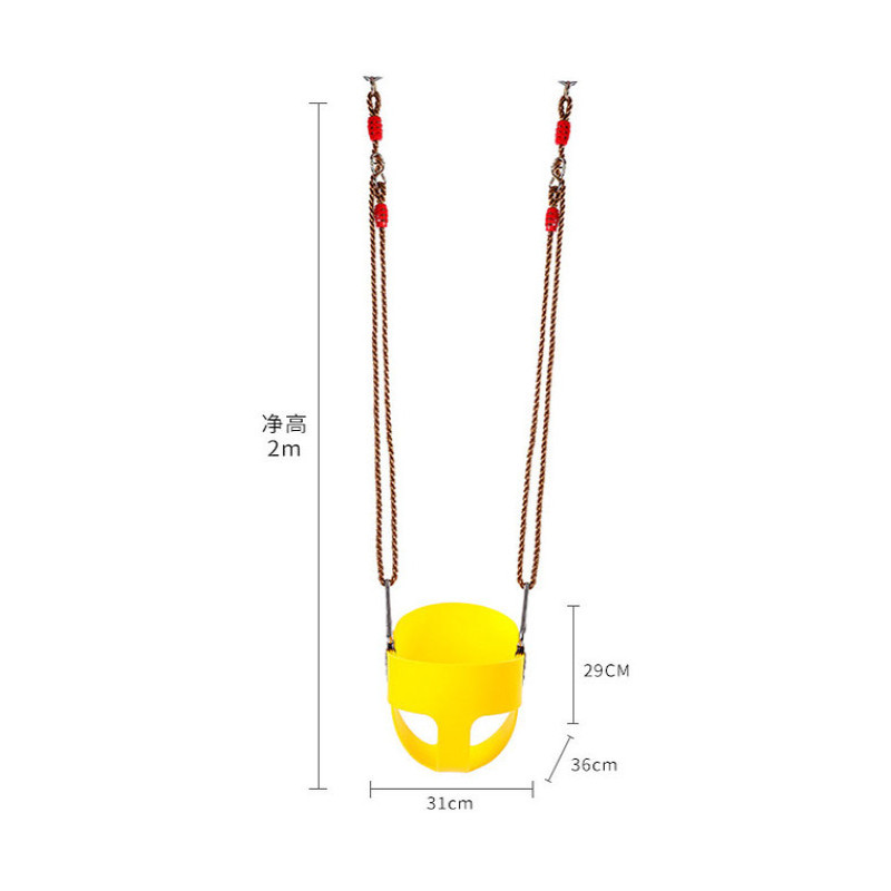 مقعد أرجوحة مع حبل قابل للتعديل بطول 2 متر و10 مم،...