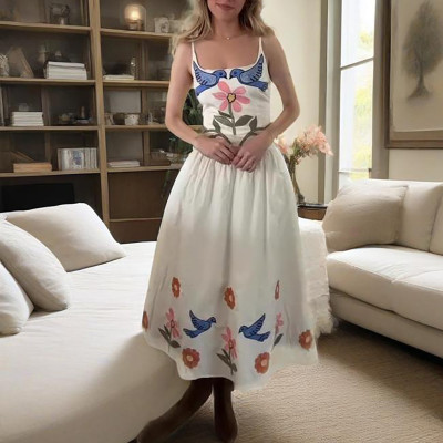 فساتين السهرة بطباعة الازهار