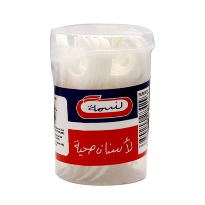 نسمات اعواد اسنان 30 قطعة عبوه بلاستيك بالخيط