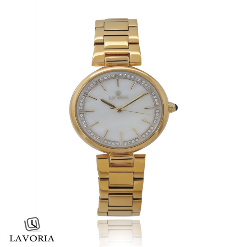 ساعة نسائيه عصريه ستيل من لافوريا L148002