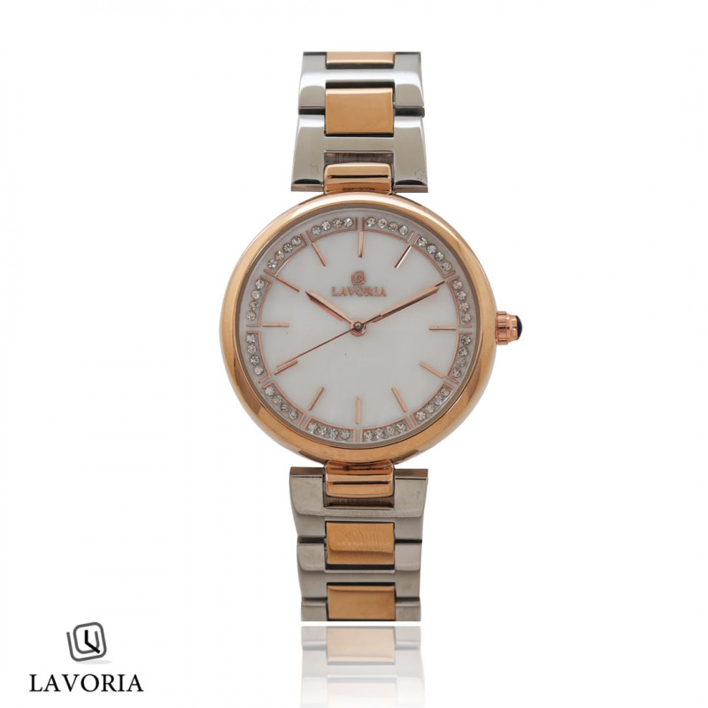 ساعة نسائيه عصريه ستيل من لافوريا L148004