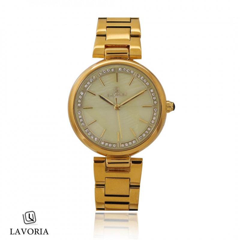 ساعة نسائيه عصريه ستيل من لافوريا L148006
