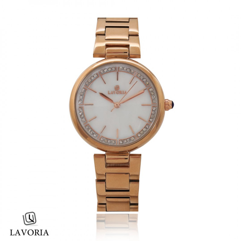 ساعة نسائيه عصريه ستيل من لافوريا L148008