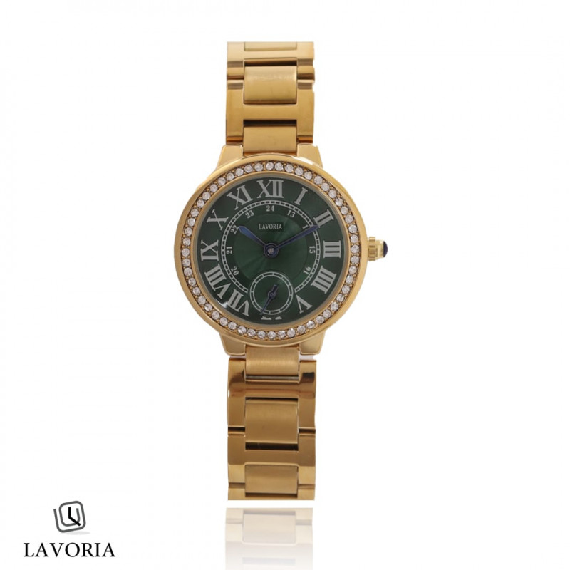 ساعة نسائيه عصريه ستيل من لافوريا L149004
