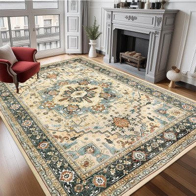 Retro Light Luxury Decorate Living Room Carpet Nat...