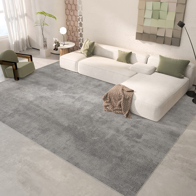 Modern Minimalist Bedroom Decor Solid Color Carpet...