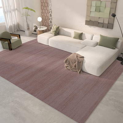 Modern Minimalist Bedroom Decor Solid Color Carpet...