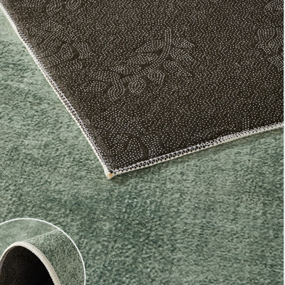 Modern Minimalist Bedroom Decor Solid Color Carpet...