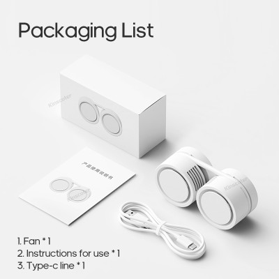 مروحة رقبة - تبريد شخصي هادئ مع عطر مدمج