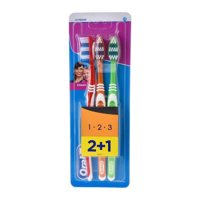 اورال -بي فرشاه اسنان مجانا 2+1 كلاسيك 123