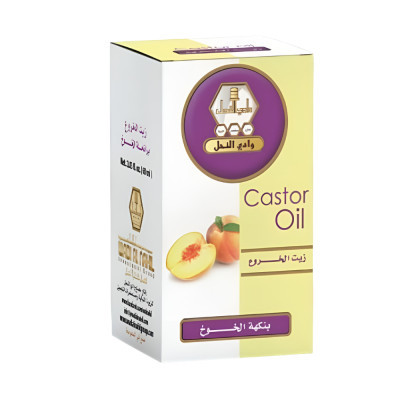 وادي النحل زيت خروع 60 مل برائحه بالخوخ