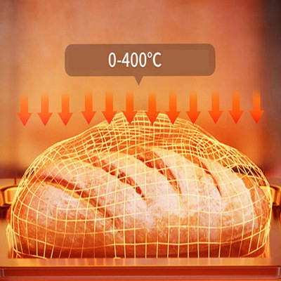 فرن كهربائي تجاري سعة كبيرة طبقتين لوحات كعكة الخب...