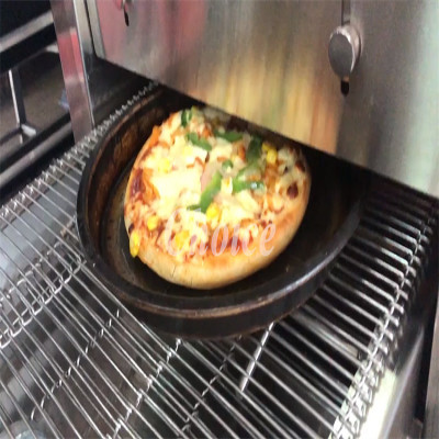 فرن بيتزا ناقل كهربائي/غاز تجاري 12 بوصة موقد بيتز...