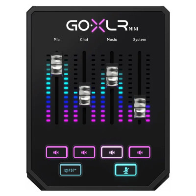 TC-Helicon GO XLR MINI USB audio interface/mixer with USB audio interface Midas Preamp for online streaming mixer