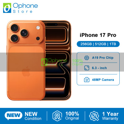 هاتف iPhone 17 Pro 5G الجديد A19 Pro 120 هرتز 6.3...
