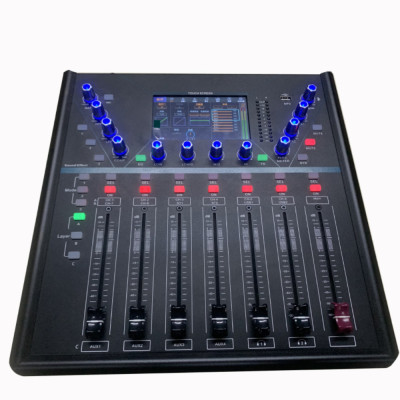 خلاط رقمي مباشر احترافي SenMicre X12 مزود بـ 12 قن...