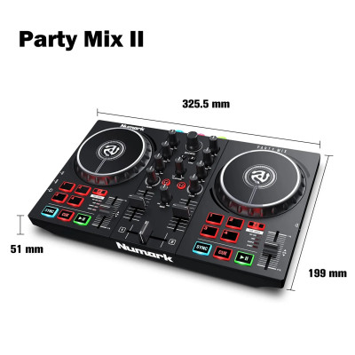 Numark Open Code Partymix2 II Live DJ Lighting Min...