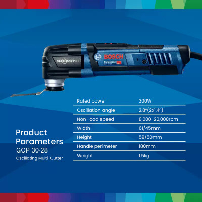 بوش-أداة احترافية متعددة الذبذبات ، 6 سرعات ، تنظي...