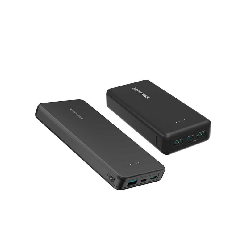 بكج راف باور بطارية 10000 ملي امبير بمنفذ تايب سي...