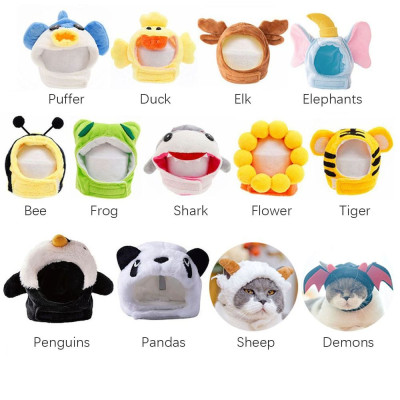 أغطية رأس حيوانات أليفة برسوم كرتونية لطيفة ، قبعة...