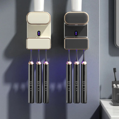 موزع معجون أسنان بمستشعر تلقائي ، فتحات 3 أوضاع ،...