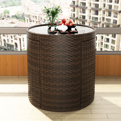 طقم من ثلاث قطع من الروطان لطاولة الترفيه وكرسي ،...