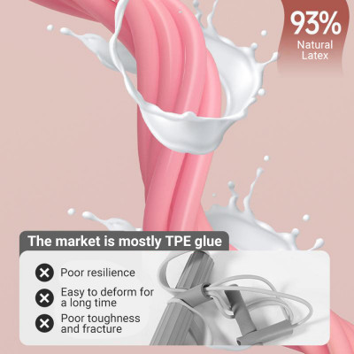 أربطة مقاومة للتمارين المنزلية ، ساحبة دواسة اليوغ...