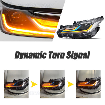 HCMOTIONZ LED المصابيح الأمامية لتويوتا كورولا 201...